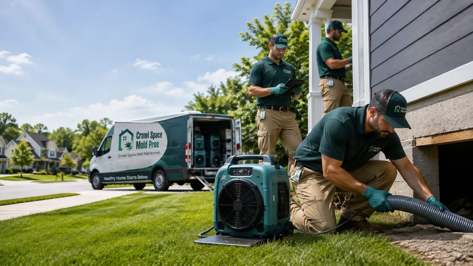 Crawl Space Mold Removal in Madison, CA